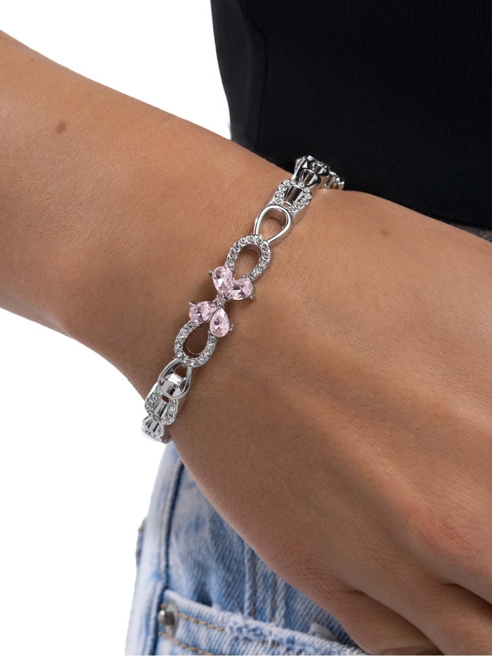 NWT Pink Teardrop-Winged Butterfly Bracelet